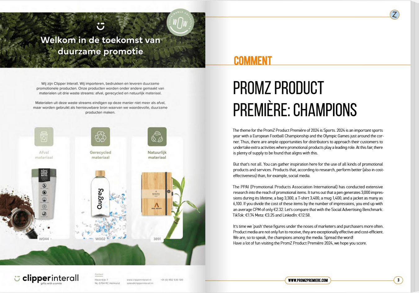 PromZ Product Première 2024 beurscatalogus